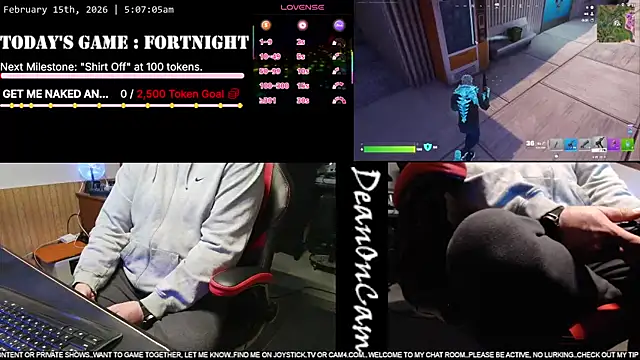 DeanonCam online show from 15, 2, 2026