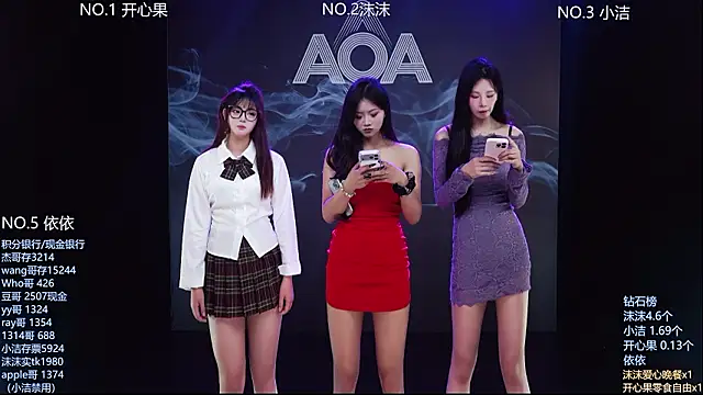 Snapshot of __AOA__ chatting on 3, 2, 2026 AOA online show from 3, 2, 2026