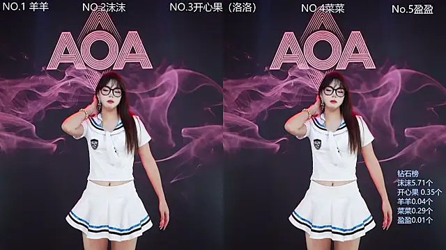 Snapshot of __AOA__ chatting on 11, 2, 2026 AOA online show from 11, 2, 2026