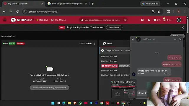 felixyt6969 online show from 15, 4, 2026