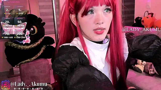 LadyAkumu online show from 9, 7, 2026