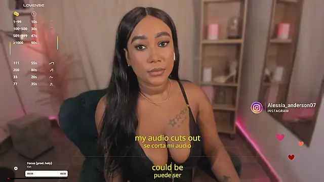 alessia anderson online show from 22, 2, 2026