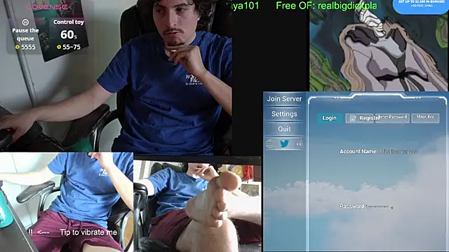 BigDickPlaya101 online show from 7, 6, 2026
