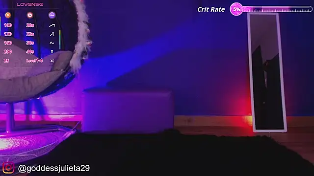 GoddessJulieta  online show from 1, 7, 2026
