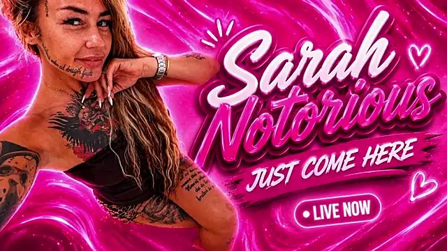 Snapshot of SarahNotorious chatting on 29, 7, 2026 SarahNotorious online show from 29, 7, 2026