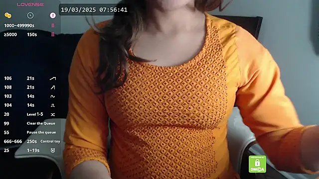 Snapshot of bxdgirlhr chatting on 19, 3, 2025 bxdgirlhr online show from 19, 3, 2025