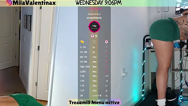 MilaValentina online show from 11, 9, 2025