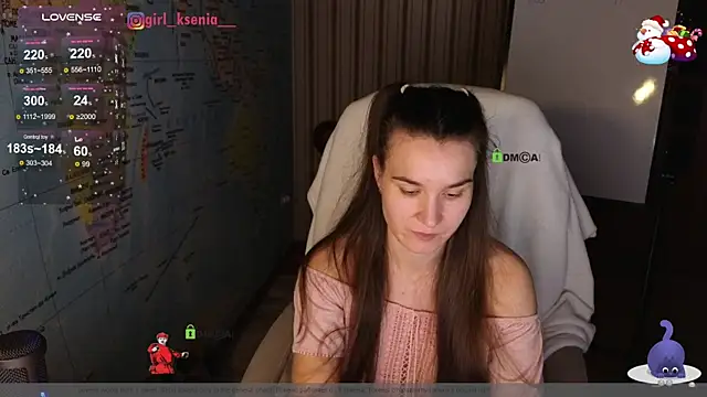 Girl Ksenia online show from 19, 1, 2025