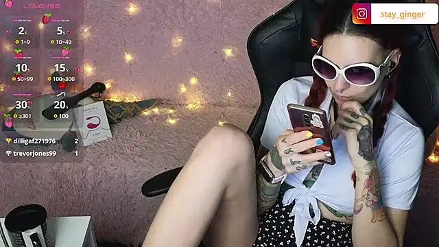 Ginger Stay online show from 6, 3, 2025