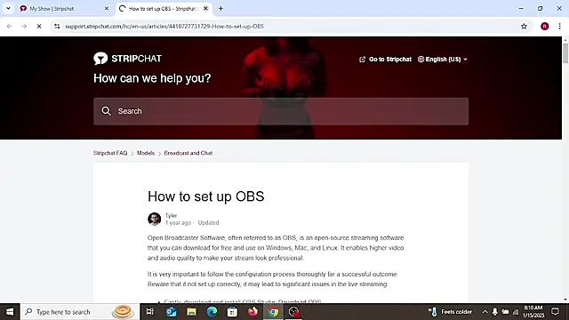 Snapshot of SexyRach75 chatting on 15, 1, 2025 SexyRach75 online show from 15, 1, 2025