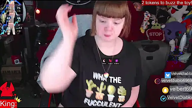 VelvetDiablo online show from 7, 1, 2025