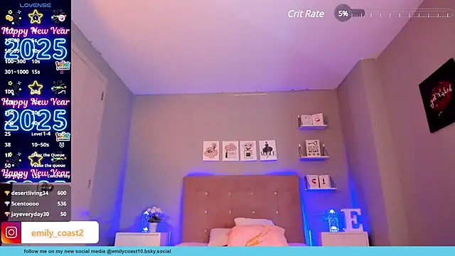 EmilyCoast-1 online show from 11, 1, 2025