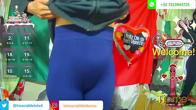 LaInsaciableIntensa online show from 13, 2, 2025