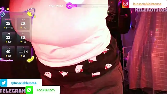 LaInsaciableIntensa online show from 28, 3, 2026