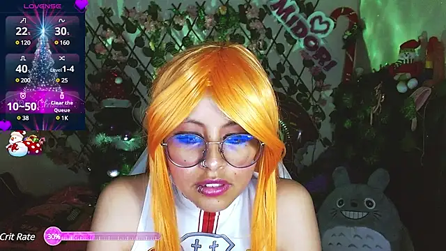 Snapshot of MidoriQuiinn chatting on 12, 12, 2024 MidoriQuiinn online show from 12, 12, 2024