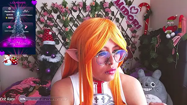 Snapshot of MidoriQuiinn chatting on 13, 12, 2024 MidoriQuiinn online show from 13, 12, 2024