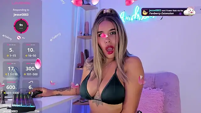 andrea lopezz  online show from 6, 3, 2025