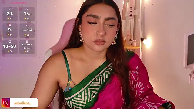 Snapshot of ashalisha chatting on 10, 1, 2026 ashalisha online show from 10, 1, 2026