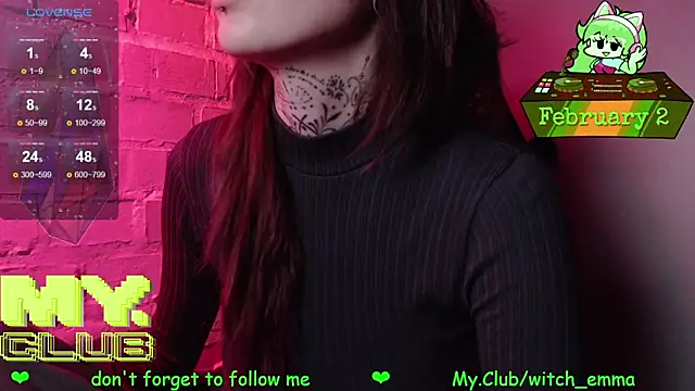 Witch Emma online show from 2, 2, 2026