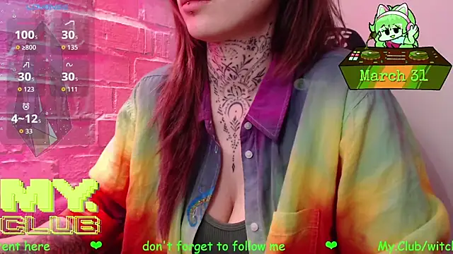 Witch Emma online show from 31, 3, 2026