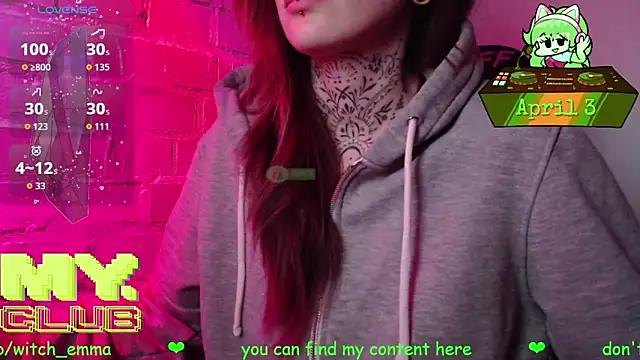 Witch Emma online show from 3, 4, 2026