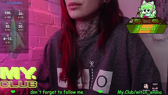 Witch Emma online show from 6, 6, 2026