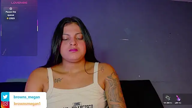 Snapshot of Megan_browns1 chatting on 30, 9, 2025 Megan browns1 online show from 30, 9, 2025
