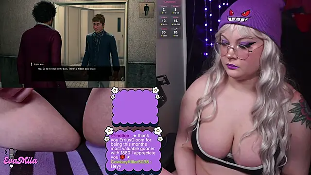 Snapshot of evamila chatting on 13, 3, 2026 evamila online show from 13, 3, 2026