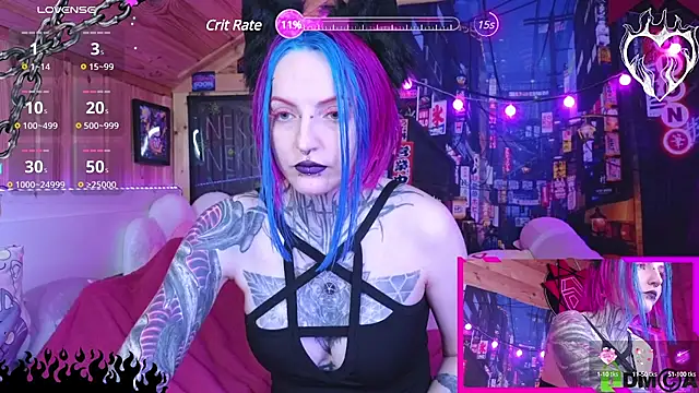 Snapshot of NekoCyber chatting on 8, 1, 2025 NekoCyber online show from 8, 1, 2025