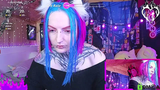 Snapshot of NekoCyber chatting on 30, 10, 2025 NekoCyber online show from 30, 10, 2025