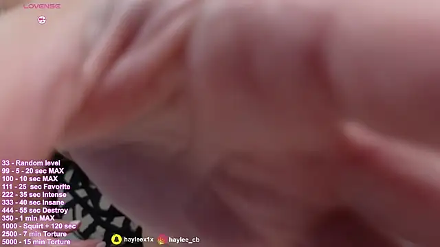 hayleex x online show from 11, 10, 2025