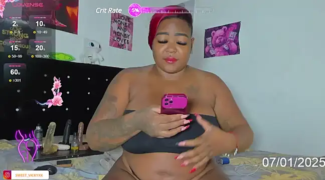 SWEETVICKY XX online show from 7, 1, 2025